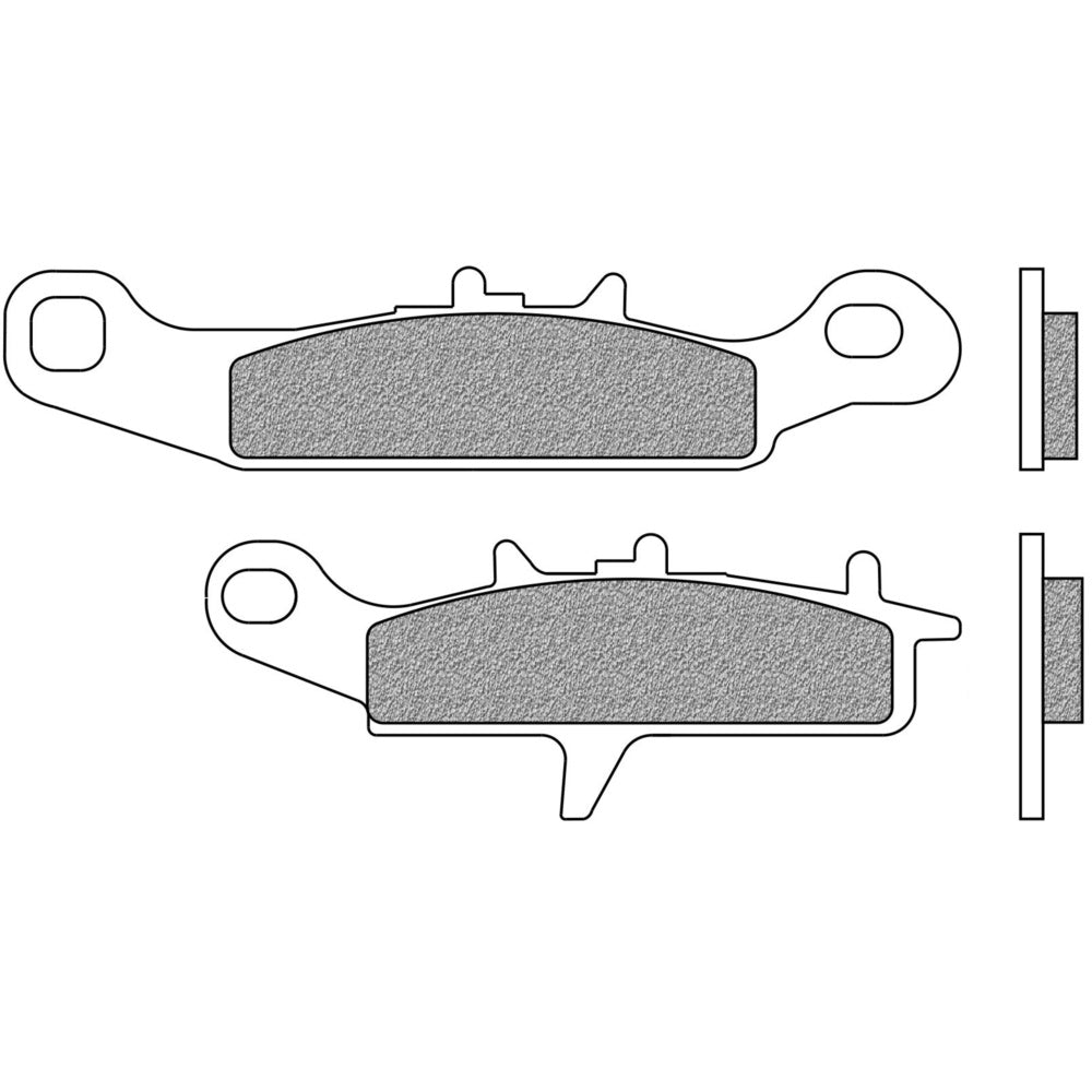 New NEWFREN ATV Sintered Brake Pad - Front For KAWASAKI 1-FD0375-SV