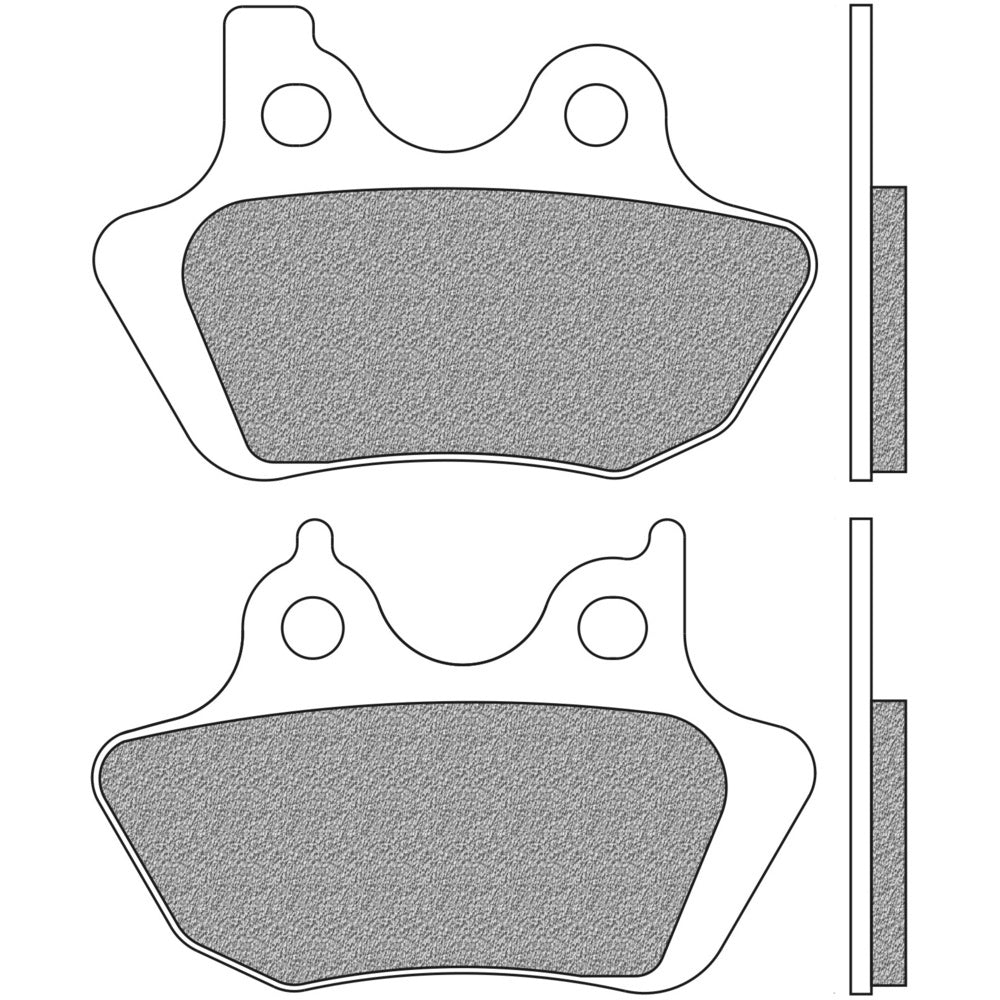 NEWFREN Heavy Duty Sintered Brake Pad - Front For HARLEY DAVIDSON 1-FD0389-SH