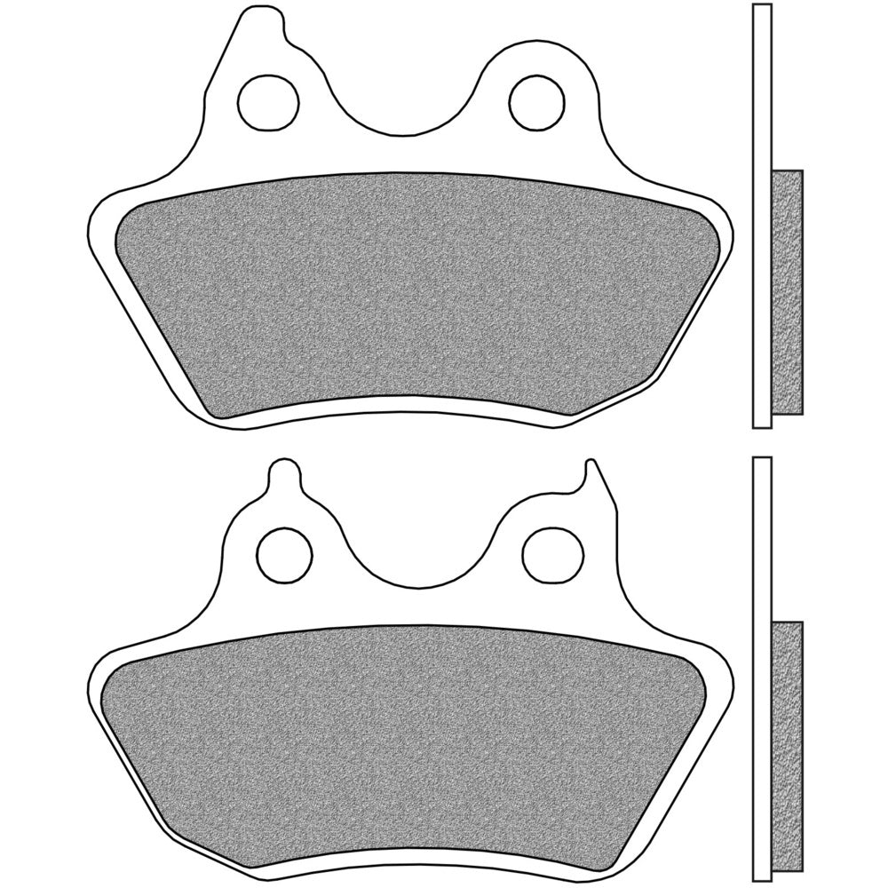 NEWFREN Heavy Duty Sintered Brake Pad - Front For HARLEY DAVIDSON 1-FD0416-SH