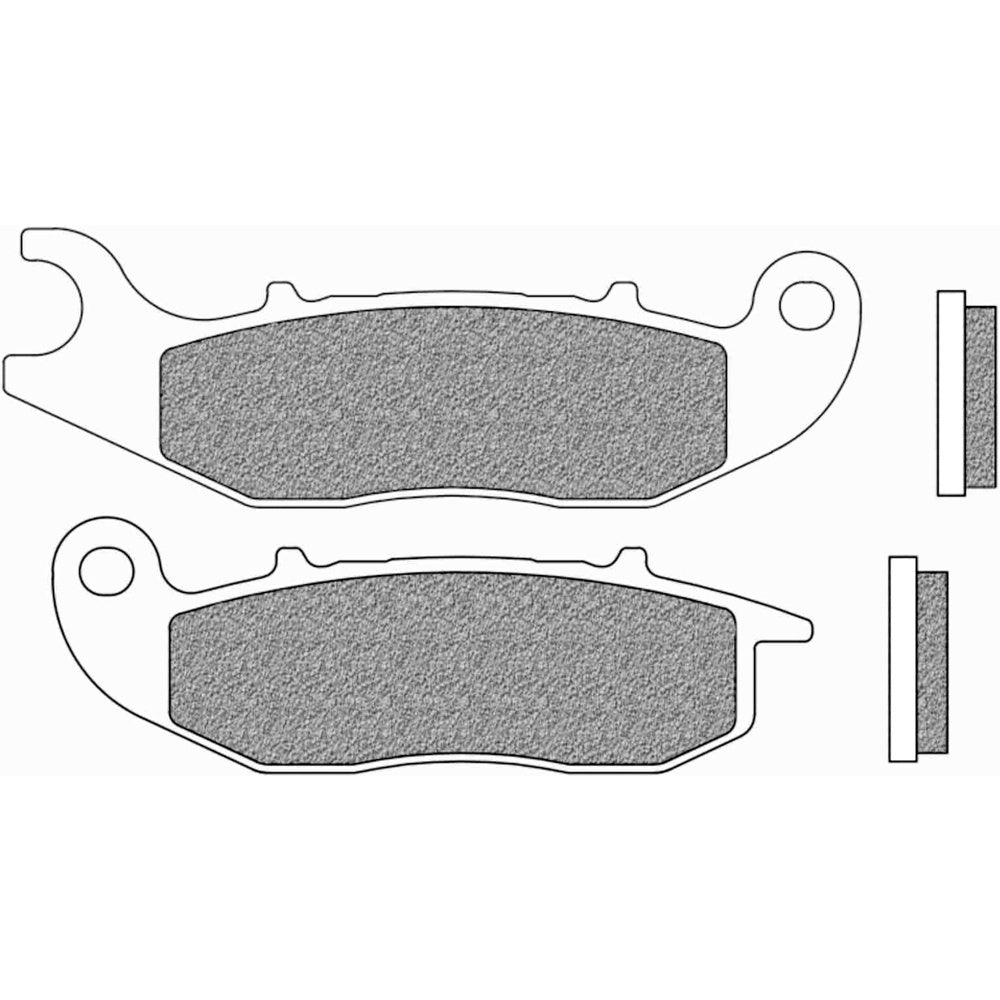 New NEWFREN Touring Organic Brake Pad - Front For HONDA 1-FD0444-BT