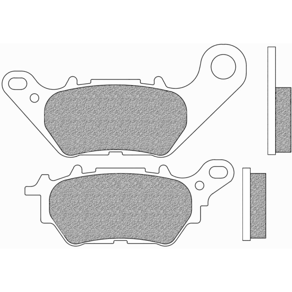 New NEWFREN Rear Brake Pad - Touring Sintered For YAMAHA 1-FD0516-TS | Australian Moto Spares