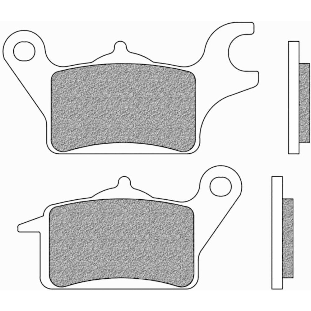 NEWFREN Scooter Elite Organic Brake Pad - Front For HONDA, KAWASAKI 1-FD0519-BE