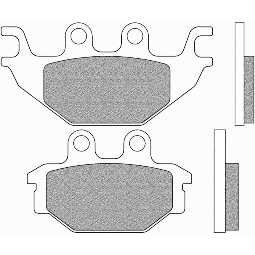 NEWFREN Rear Brake Pad - Road Heavy Duty Sintered For INDIAN SCOUT 1-FD0527-SH