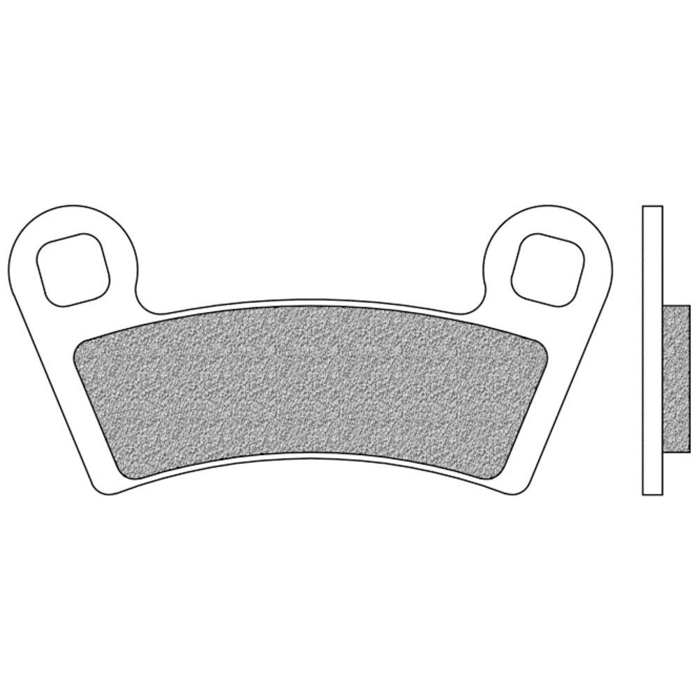 New NEWFREN Rear Brake Pad - ATV Sintered For POLARIS 1-FD0530-SV | Australian Moto Spares