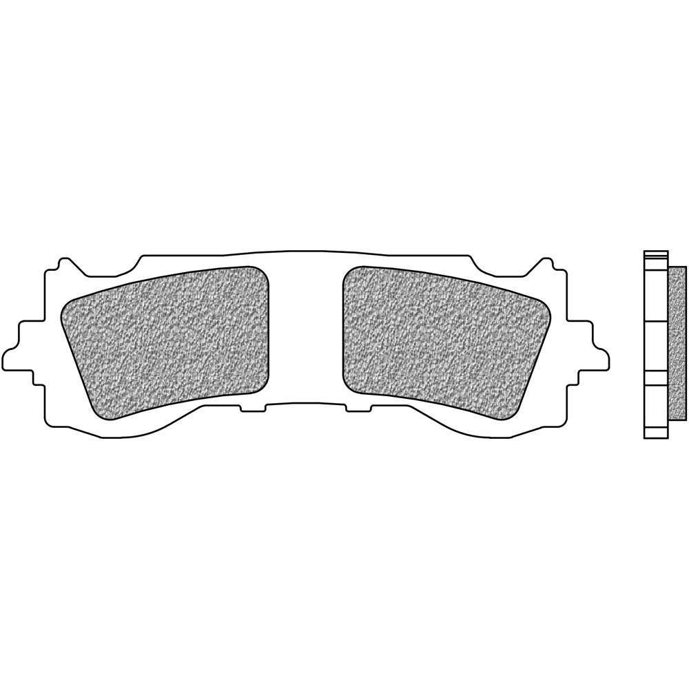 New NEWFREN Touring Sintered Brake Pad - Front For HONDA 1-FD0544-TS