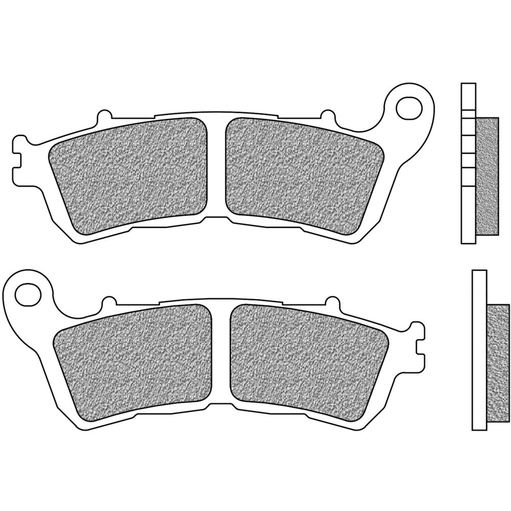 New NEWFREN Rear Brake Pad - Touring Sintered For HONDA 1-FD0545-TS | Australian Moto Spares