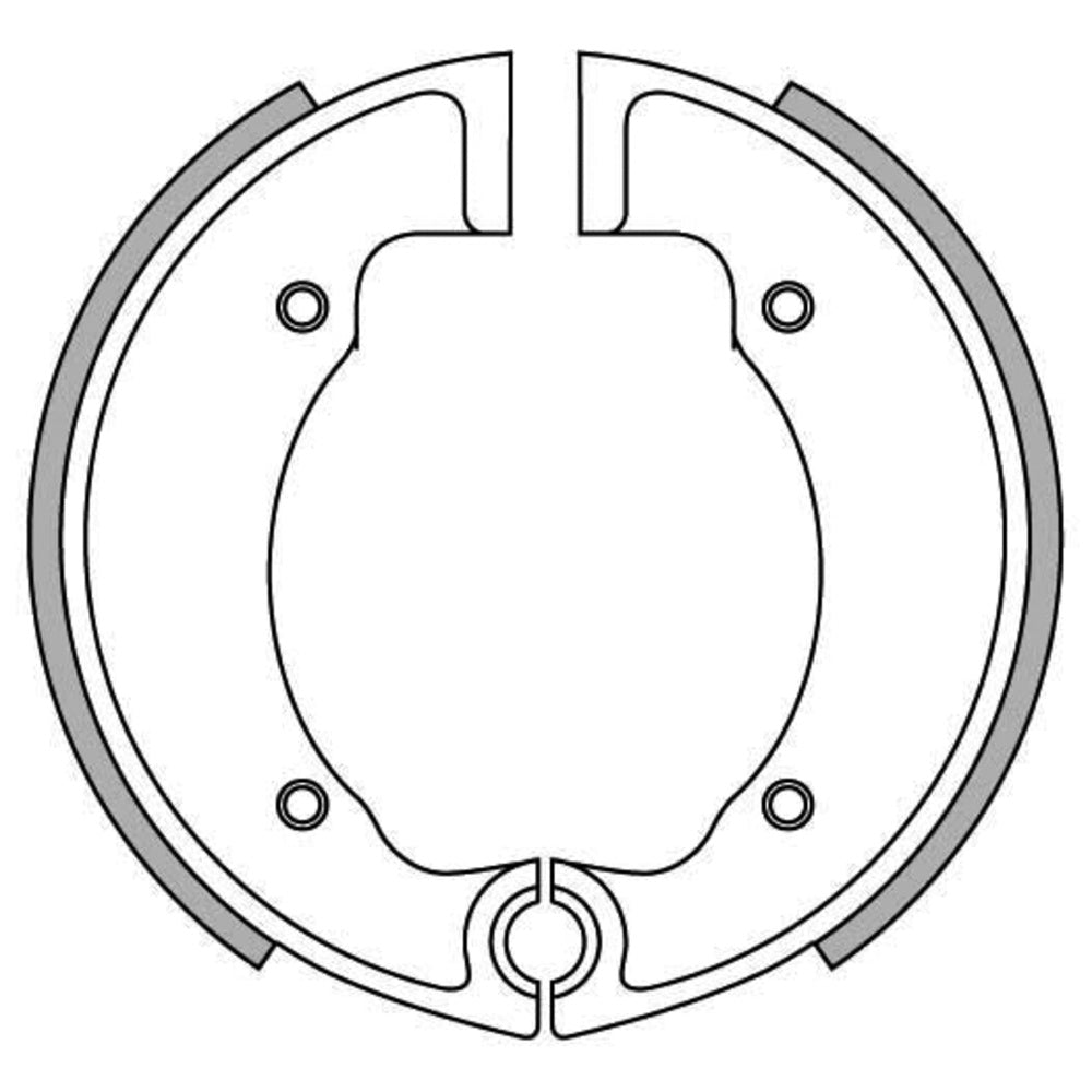 New NEWFREN Brake Shoe For TRIUMPH CUB 500 1-GF1075 | Australian Moto Spares