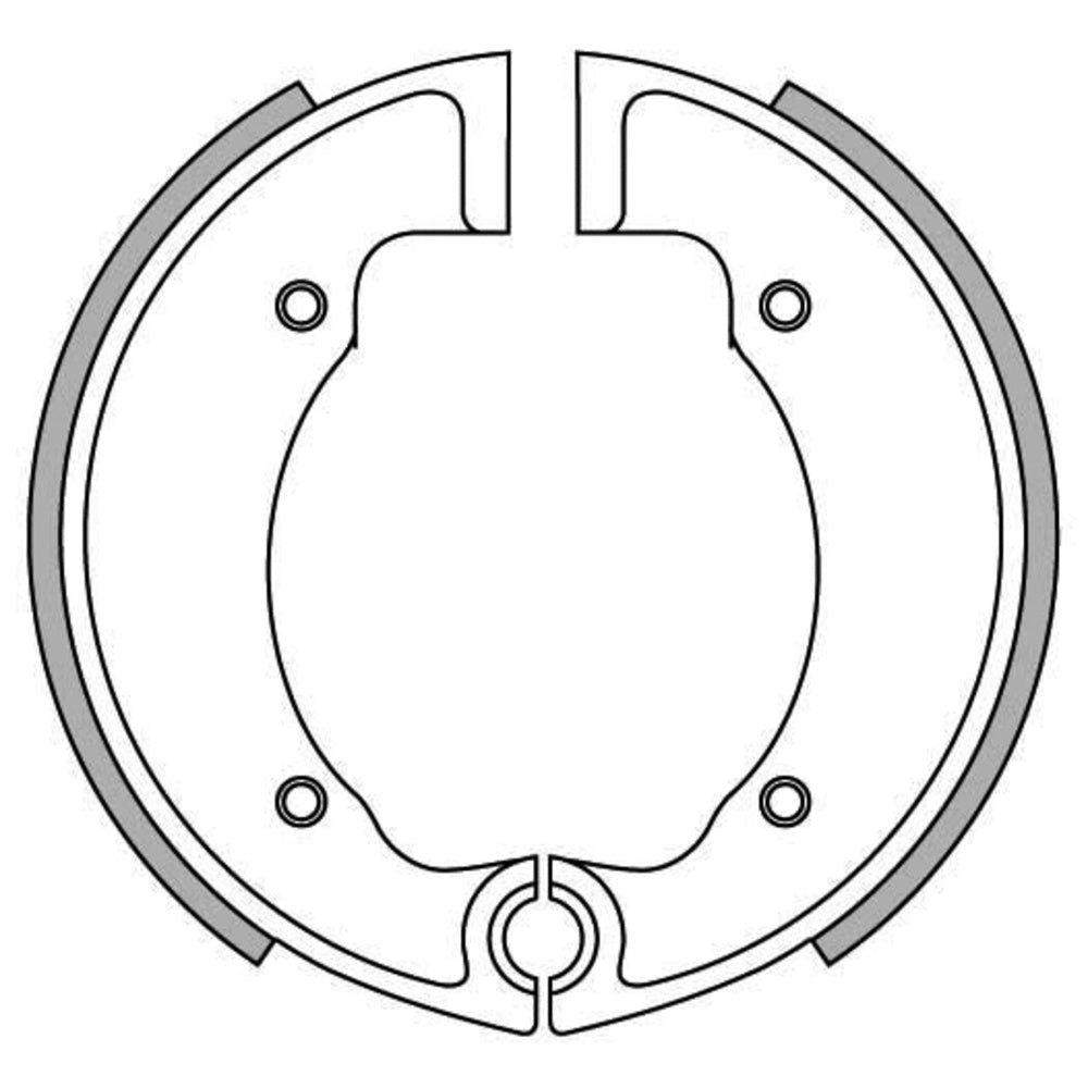 New NEWFREN Rear Brake shoe For TRIUMPH CUB 500 1-GF1075