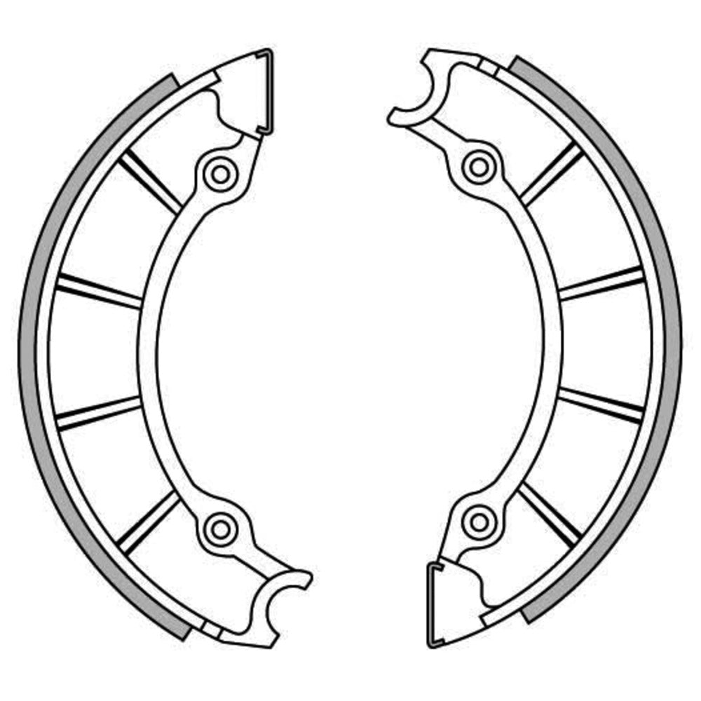 New NEWFREN Brake Shoe For KAWASAKI H1 500 MACH III, H1 500 TRIPLE 1-GF1107 | Australian Moto Spares