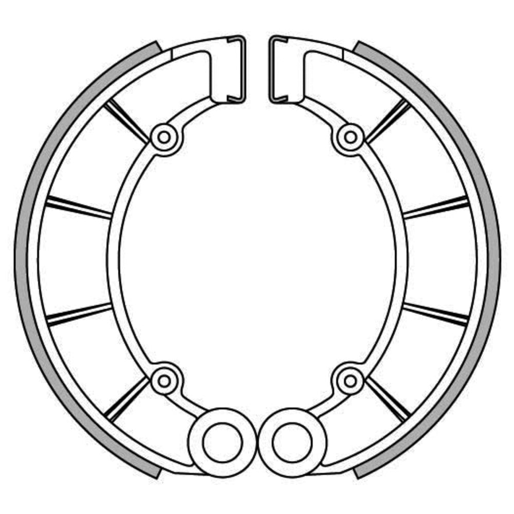 New NEWFREN Rear Brake shoe For HONDA CB650, CB750 1-GF1109 | Australian Moto Spares