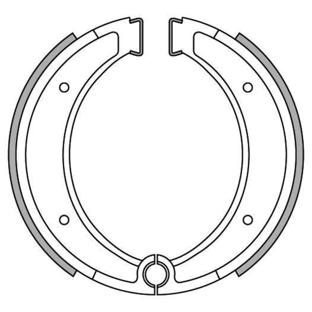 New NEWFREN Rear Brake shoe For HUSQVARNA 1-GF1110