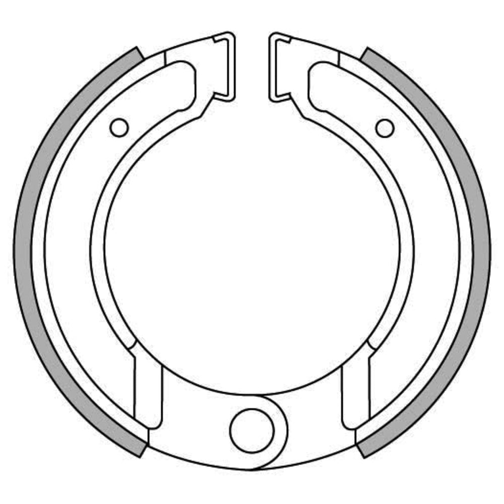 New NEWFREN Brake Shoe For KTM 125 GS ENDURO, 125 MX 1-GF1124 | Australian Moto Spares