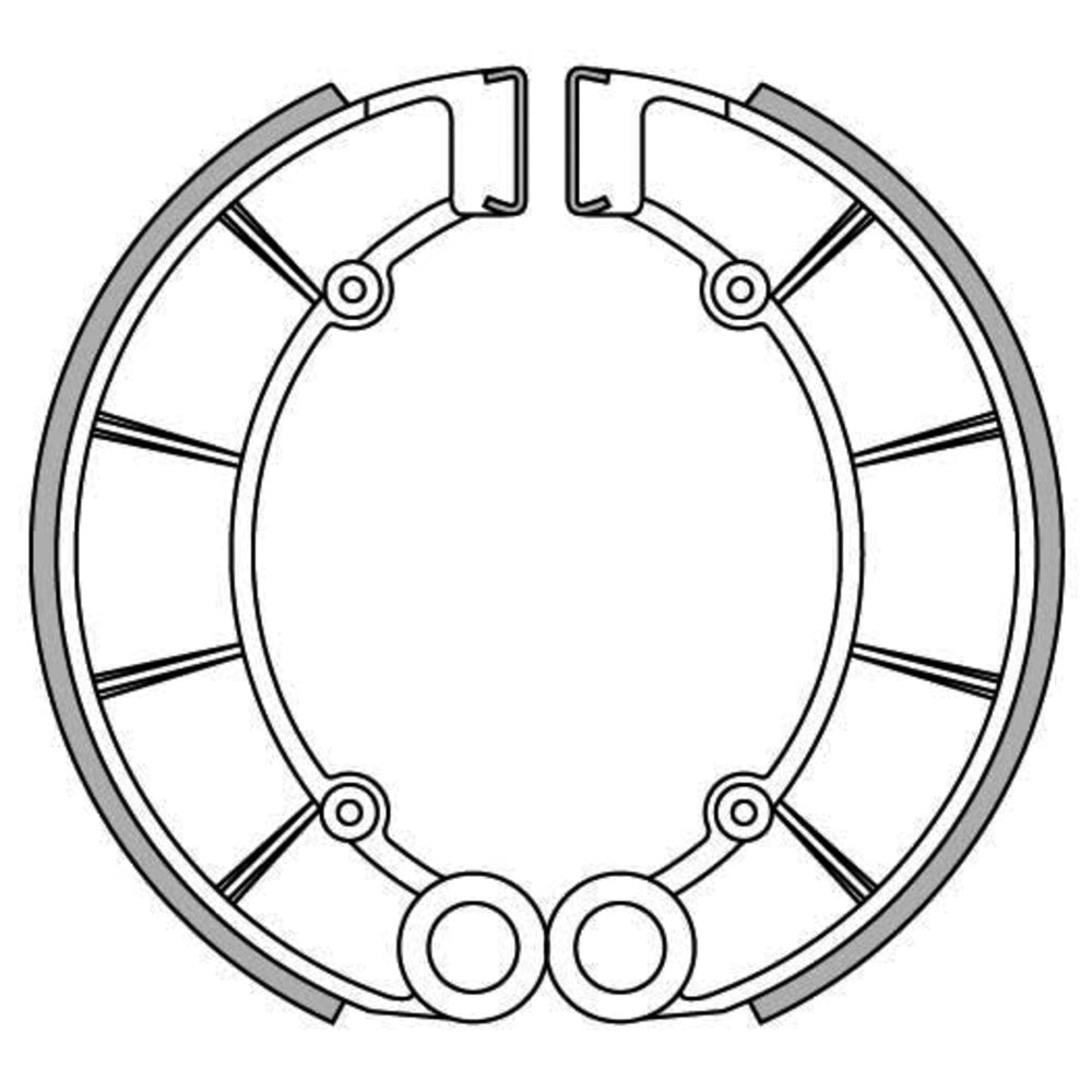 New NEWFREN Rear Brake shoe For HONDA CB550, CB500T, CB500F 4 CYL 1-GF1130 | Australian Moto Spares