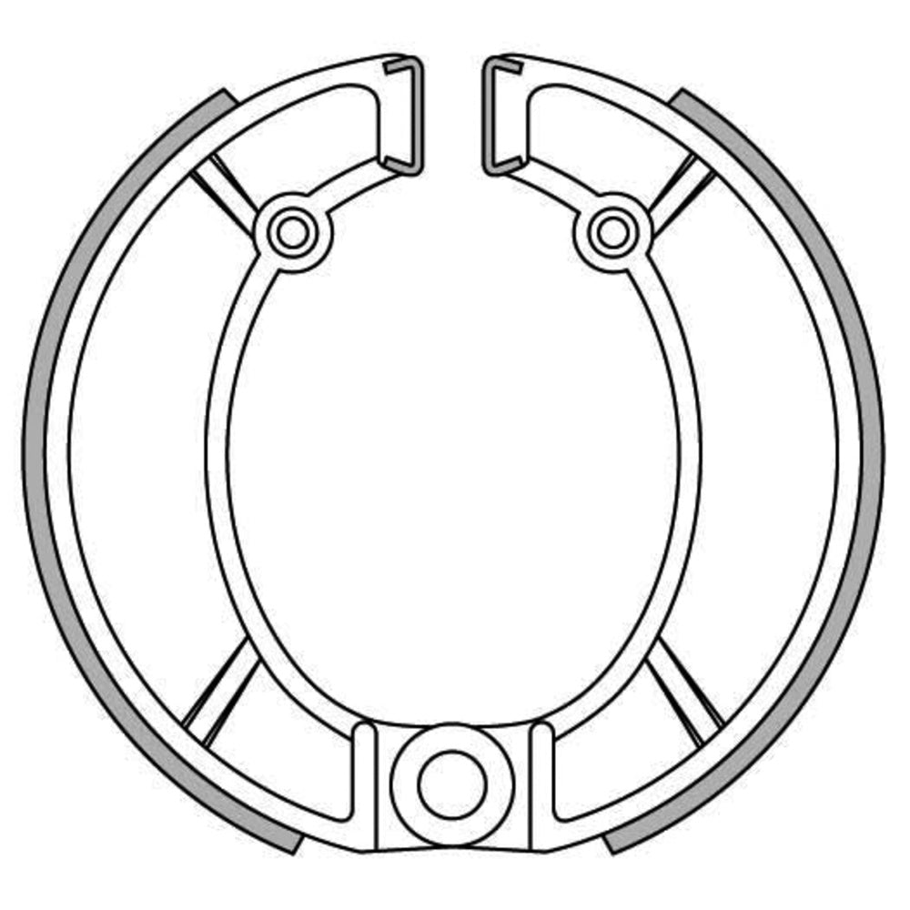 New NEWFREN Rear Brake shoe For BULTACO 1-GF1135 | Australian Moto Spares