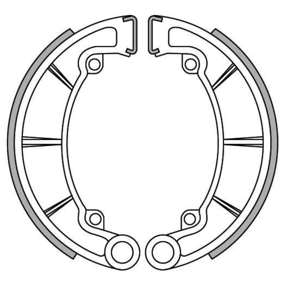 New NEWFREN Rear Brake shoe For KAWASAKI KH250, KH400 1-GF1140