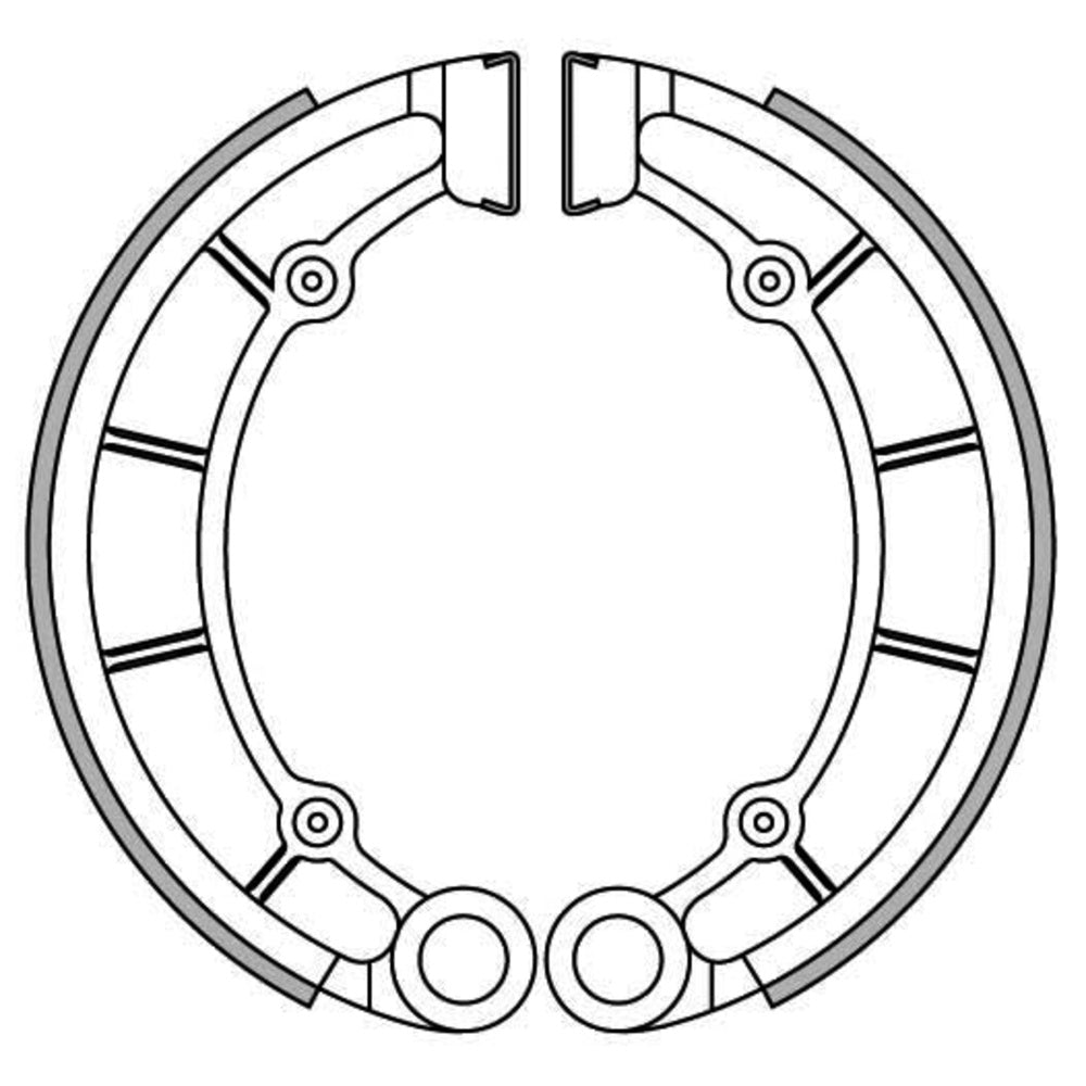 New NEWFREN Rear Brake shoe For KAWASAKI 1-GF1141 | Australian Moto Spares