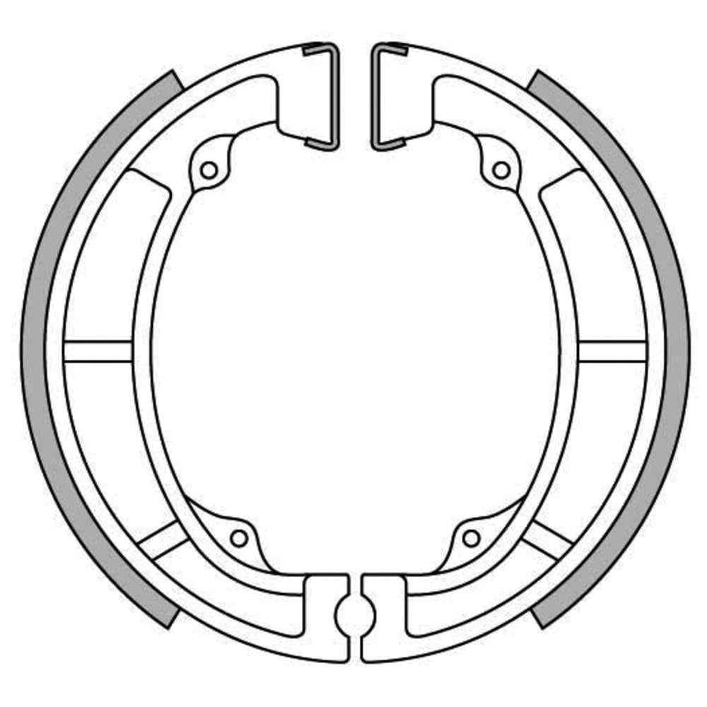 New NEWFREN Brake Shoe For KAWASAKI KDX175, KV250, KE175, KV175, KT250 1-GF1148 | Australian Moto Spares