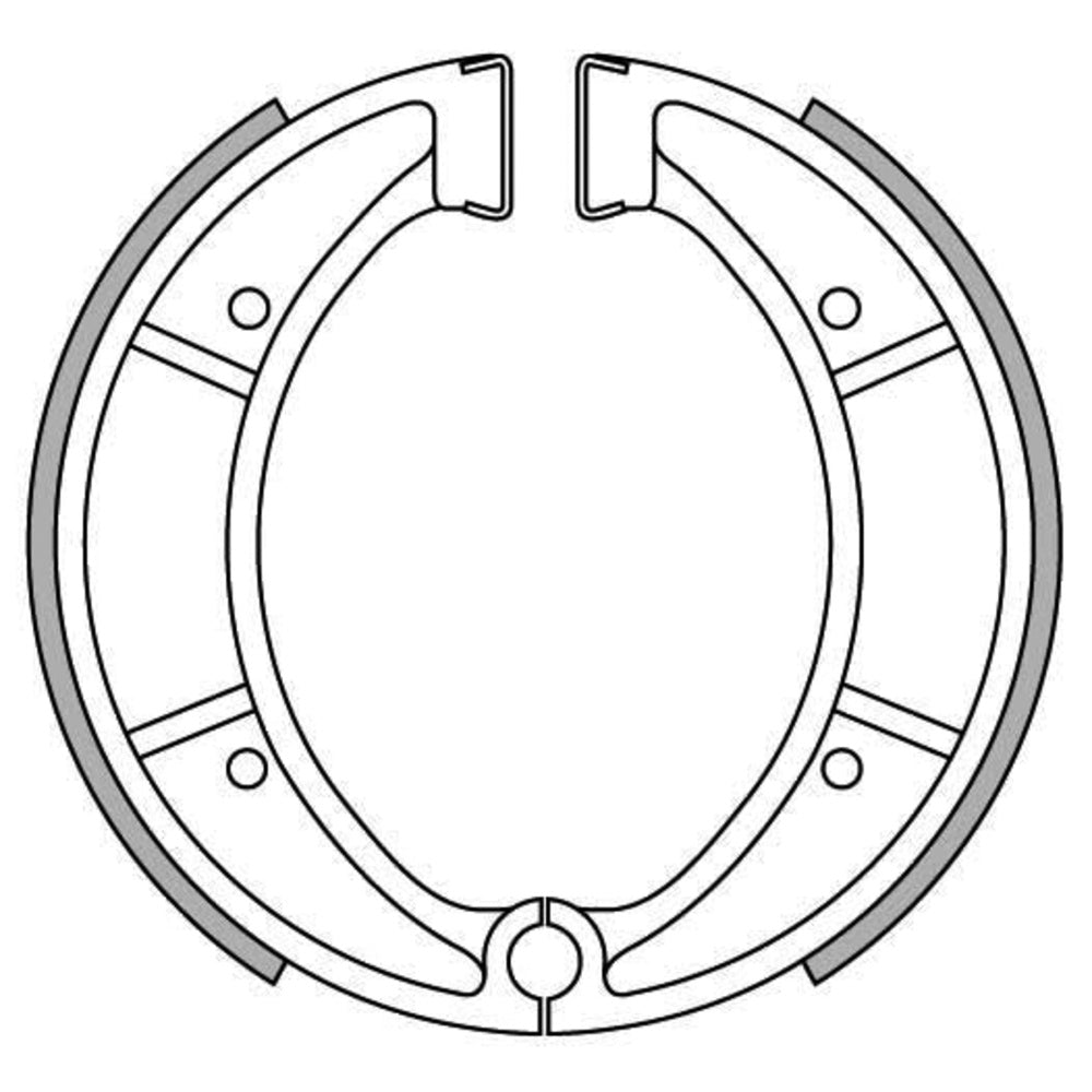 New NEWFREN Rear Brake shoe For HUSQVARNA 1-GF1152 | Australian Moto Spares