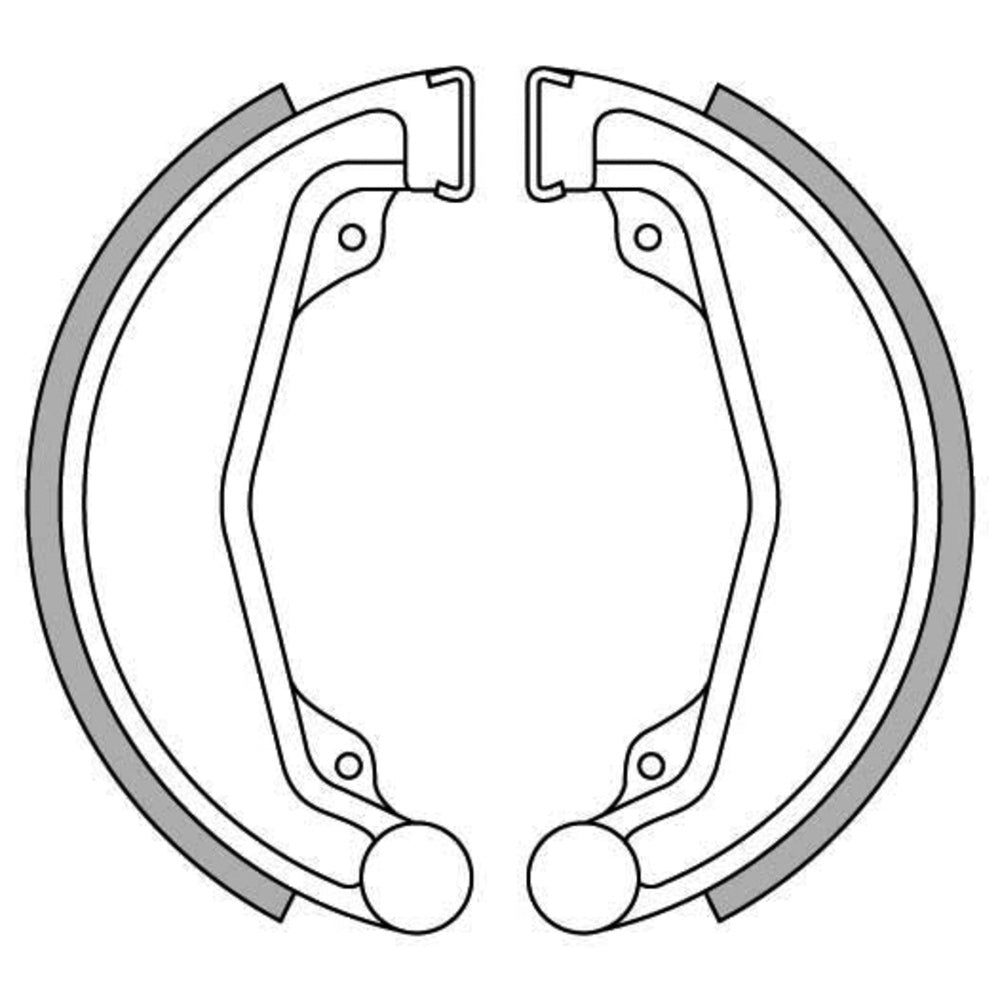 New NEWFREN Rear Brake shoe For HONDA CR250, XL250 1-GF1175 | Australian Moto Spares