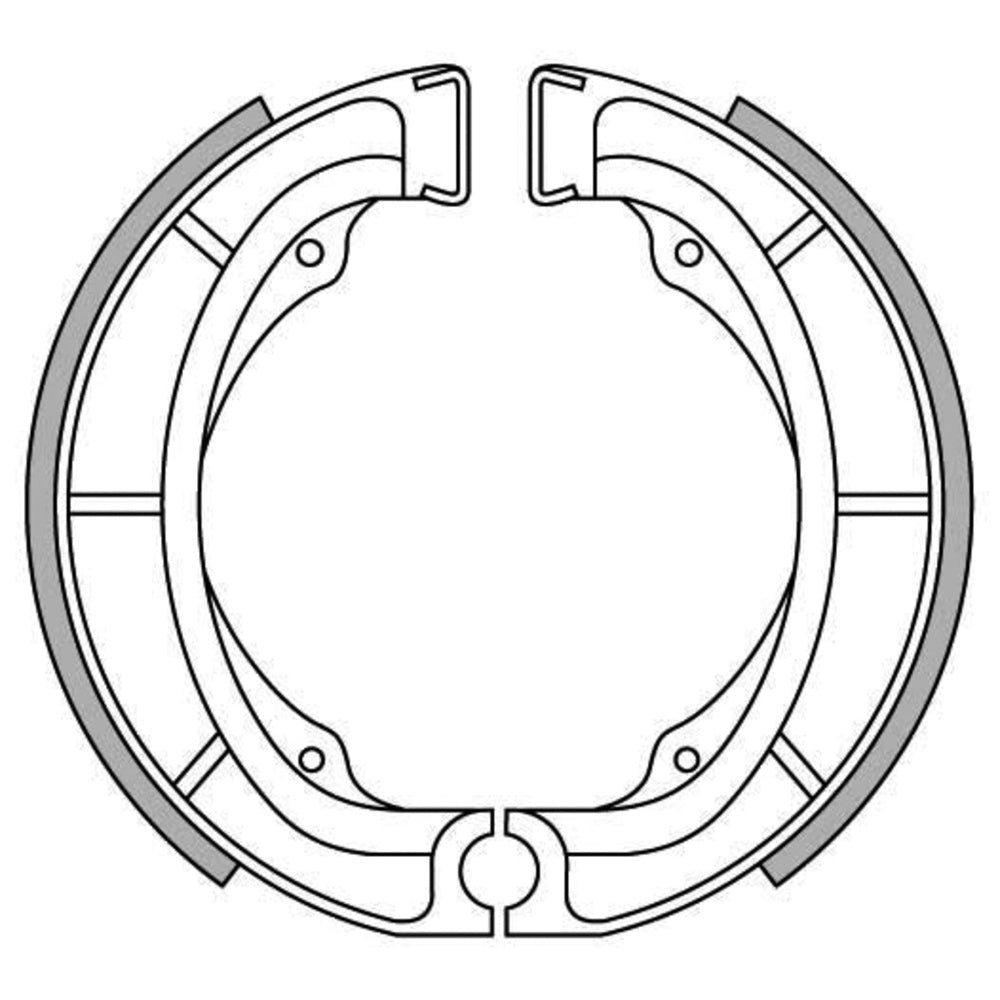 New NEWFREN Brake Shoe For KAWASAKI Z250 LTD BELT DRIVE 1-GF1186 | Australian Moto Spares