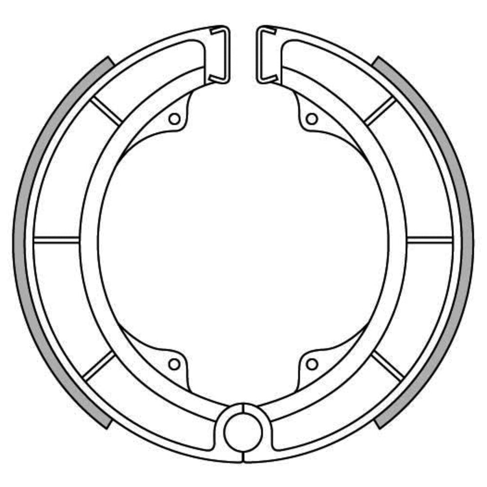 New NEWFREN Rear Brake shoe For SUZUKI GT550, GS550 1-GF1191