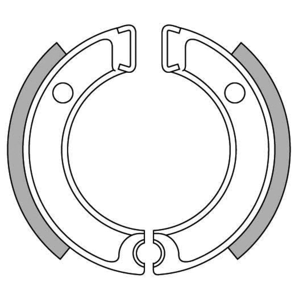 New NEWFREN Brake Shoe For YAMAHA SH50 RAZZ, SA50 PASSOLA, PW50, QT50 1-GF1193 | Australian Moto Spares