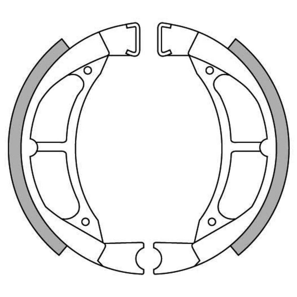 New NEWFREN Rear Brake shoe For SUZUKI RM80 1-GF1199 | Australian Moto Spares