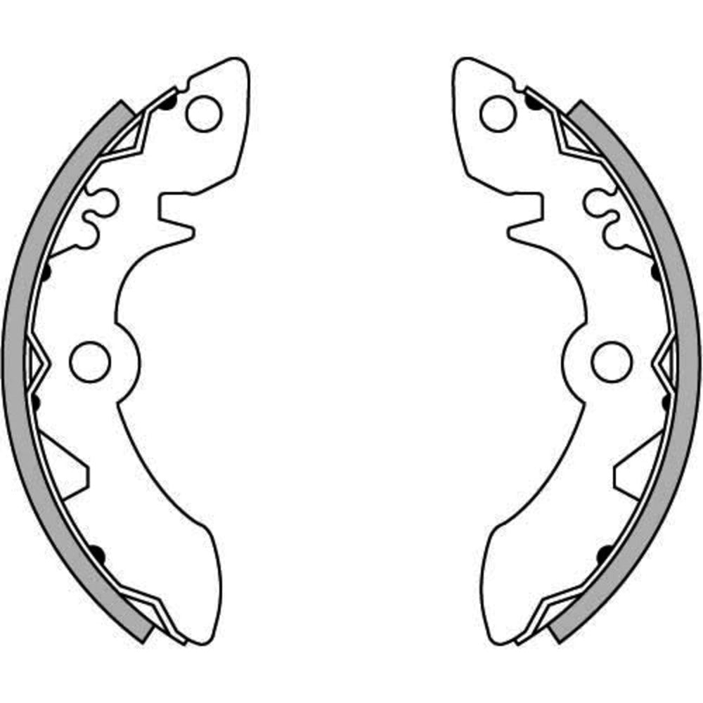 New NEWFREN Brake Shoe For SUZUKI LT230 1-GF1201 | Australian Moto Spares