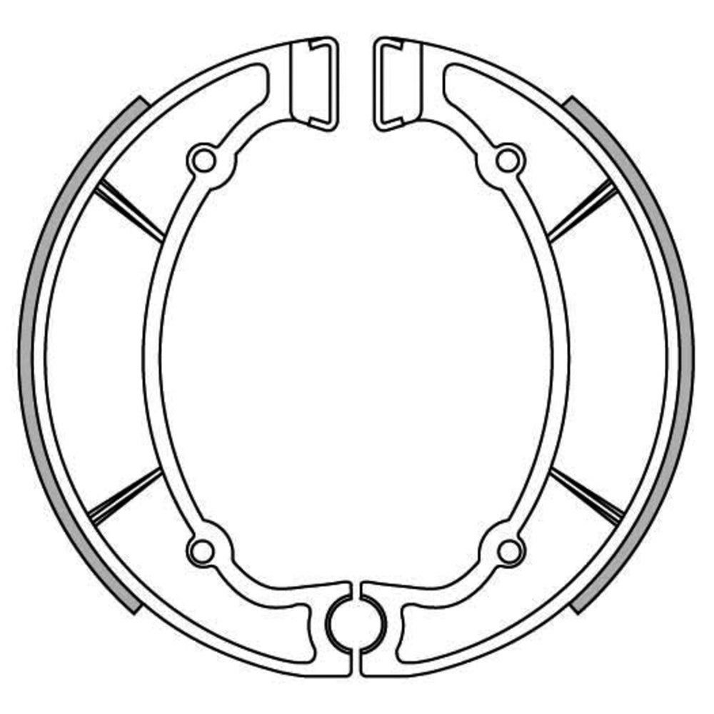 New NEWFREN Brake Shoe For YAMAHA YFU1 PROHAULER 1-GF1202 | Australian Moto Spares