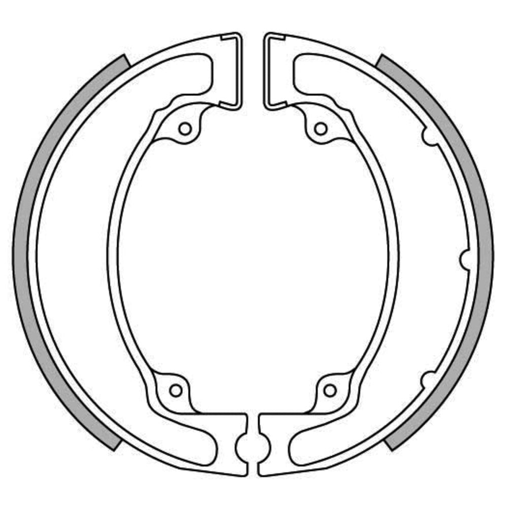 New NEWFREN Rear Brake shoe For HONDA CR450R, CR250, CR250R 1-GF1213 | Australian Moto Spares