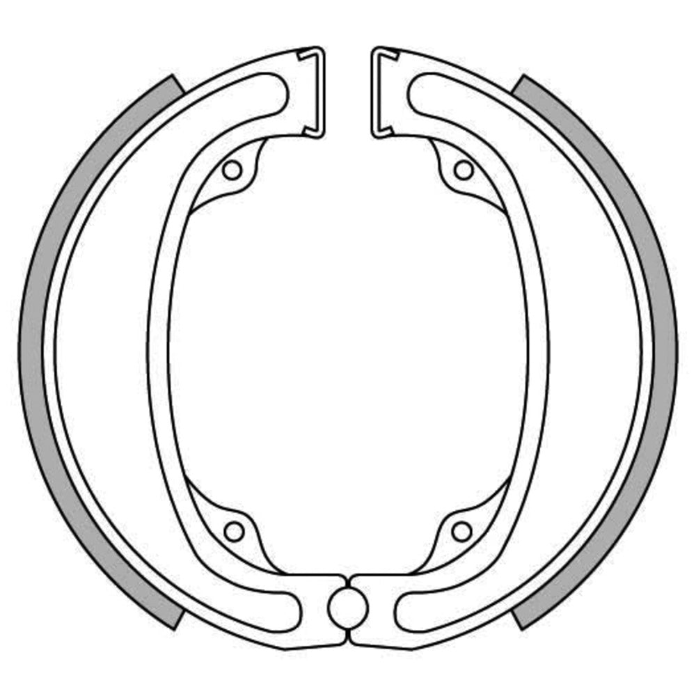 New NEWFREN Rear Brake shoe For HONDA CR500R 1-GF1215 | Australian Moto Spares