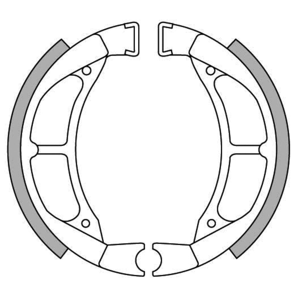 New NEWFREN Rear Brake shoe For YAMAHA SA50 PASSOLA, SH50 RAZZ 1-GF1217 | Australian Moto Spares