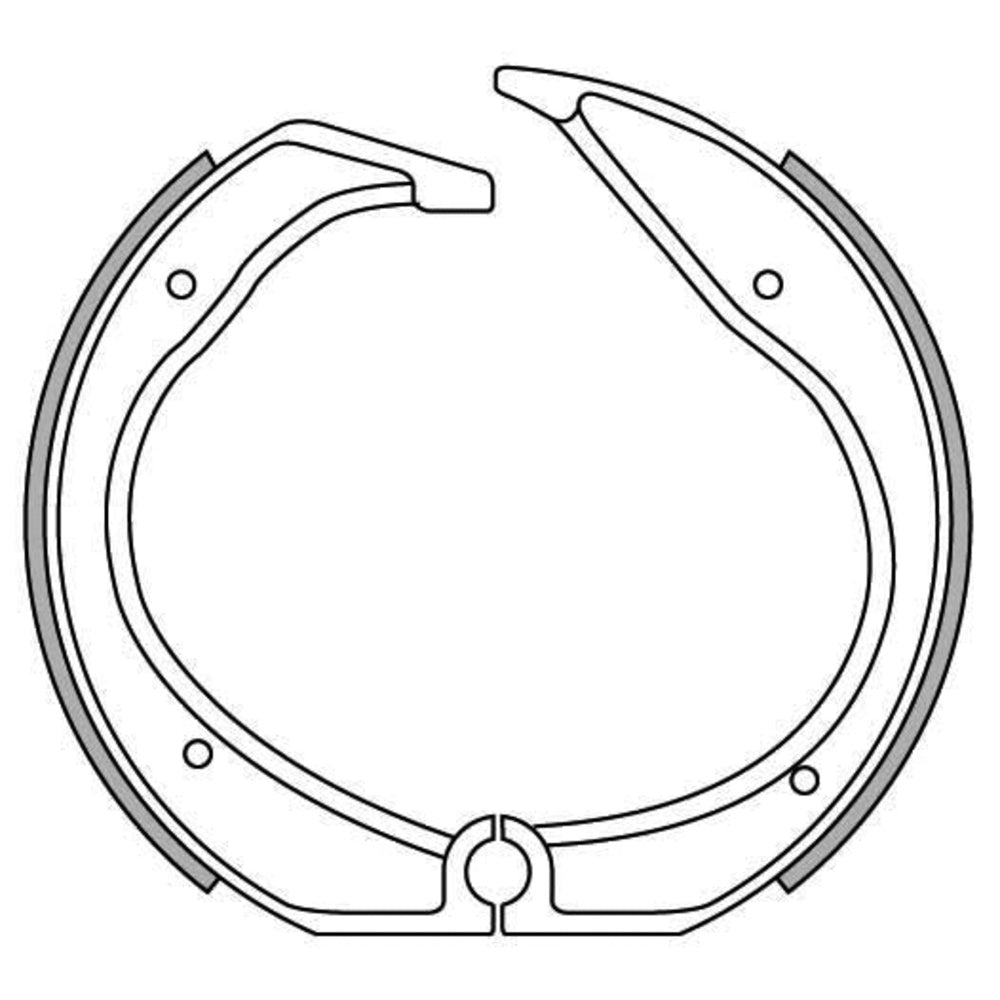 New NEWFREN Rear Brake shoe For BMW 1-GF1218 | Australian Moto Spares