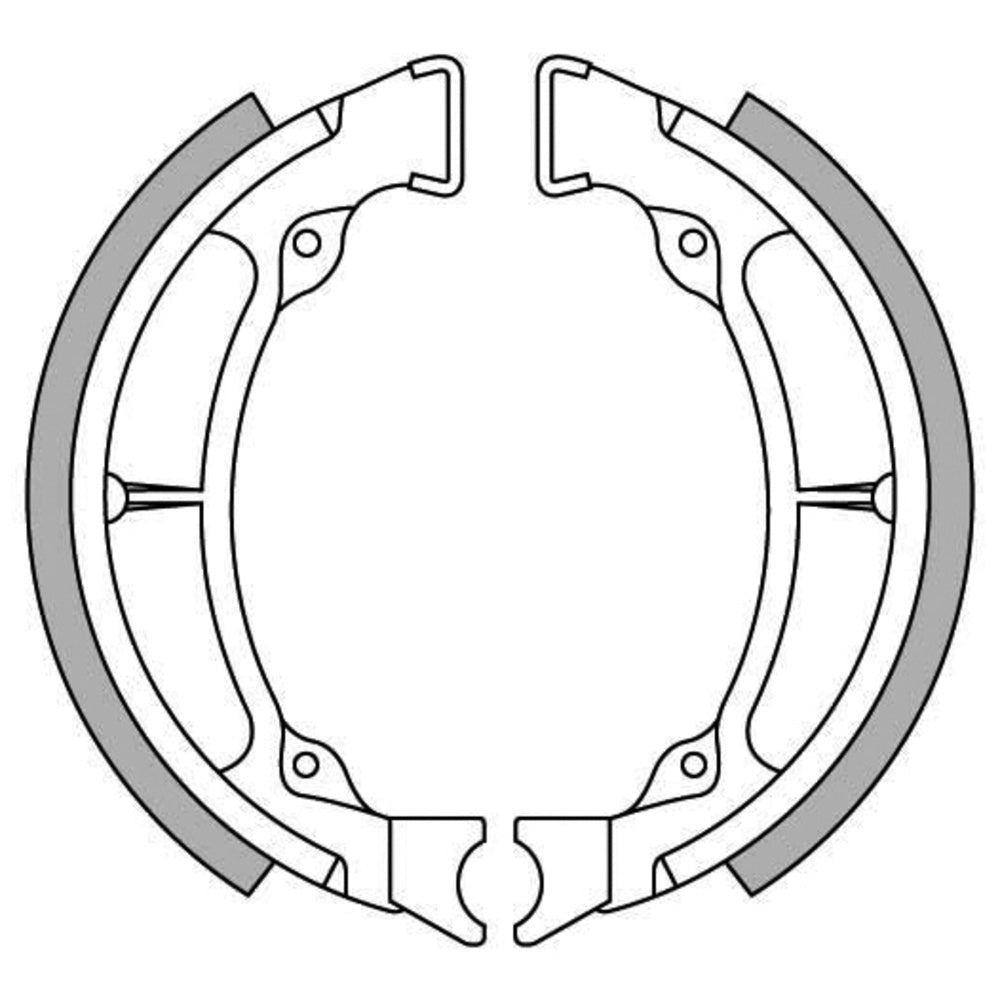 New NEWFREN Rear Brake shoe For SUZUKI TS80, FZ50 1-GF1220