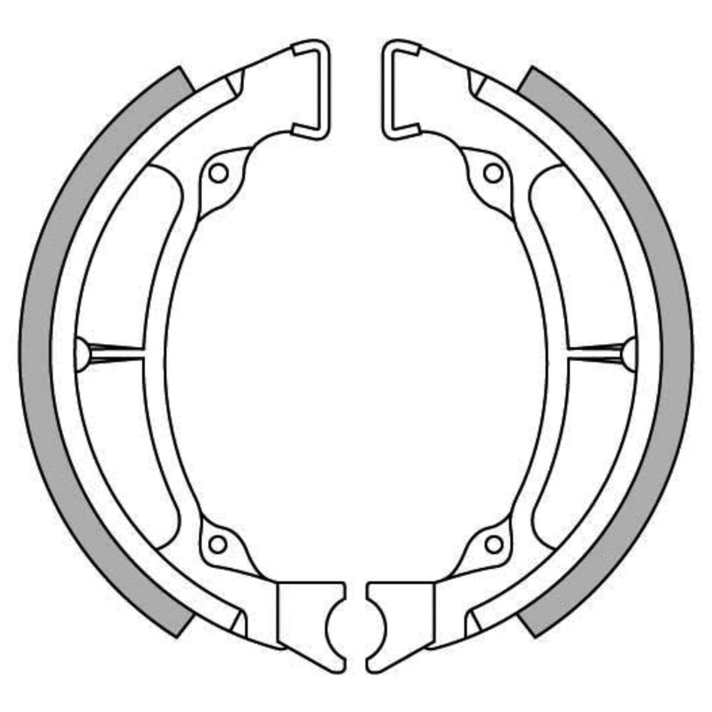 New NEWFREN Brake Shoe For SUZUKI FZ50 1-GF1220 | Australian Moto Spares