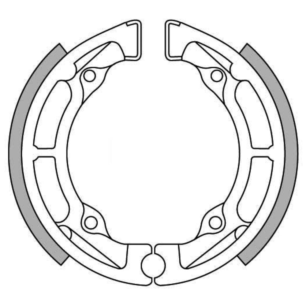 New NEWFREN Brake Shoe For SUZUKI JR50 1-GF1225 | Australian Moto Spares