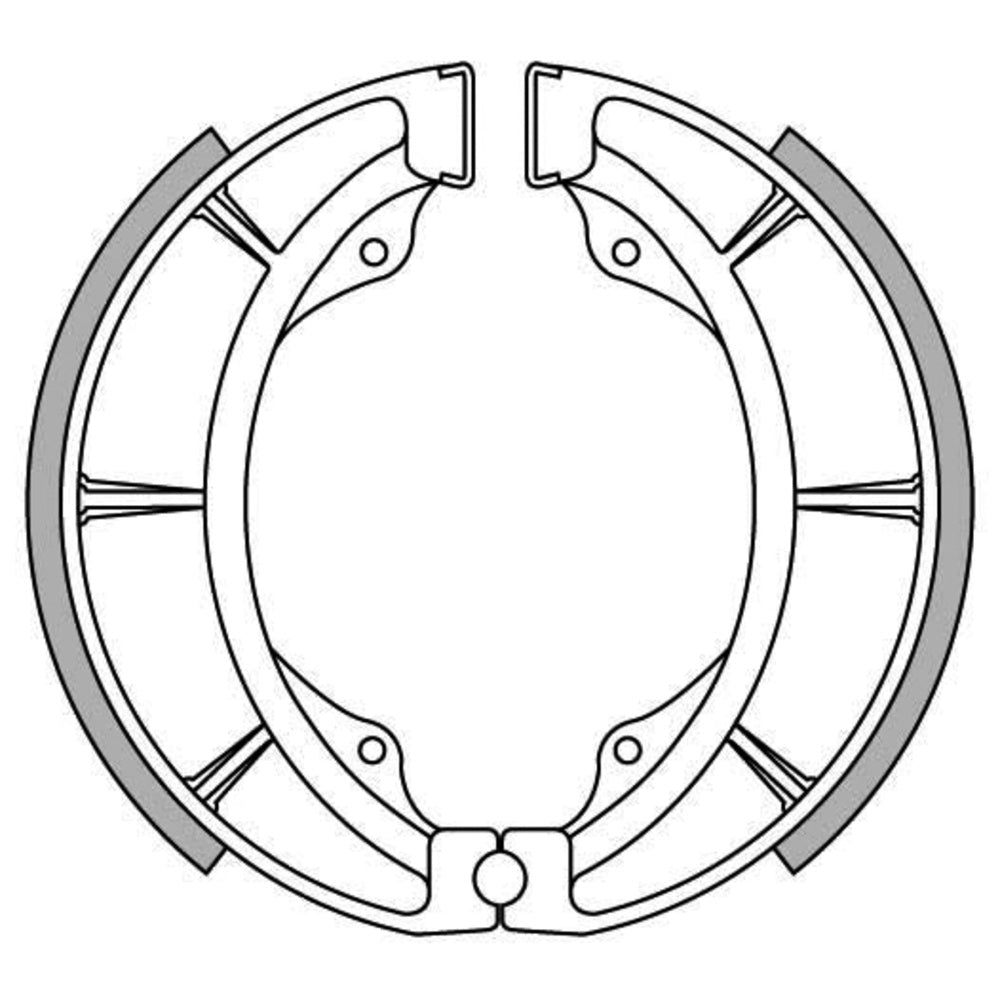 New NEWFREN Rear Brake shoe For SUZUKI RM400, RM250 1-GF1231