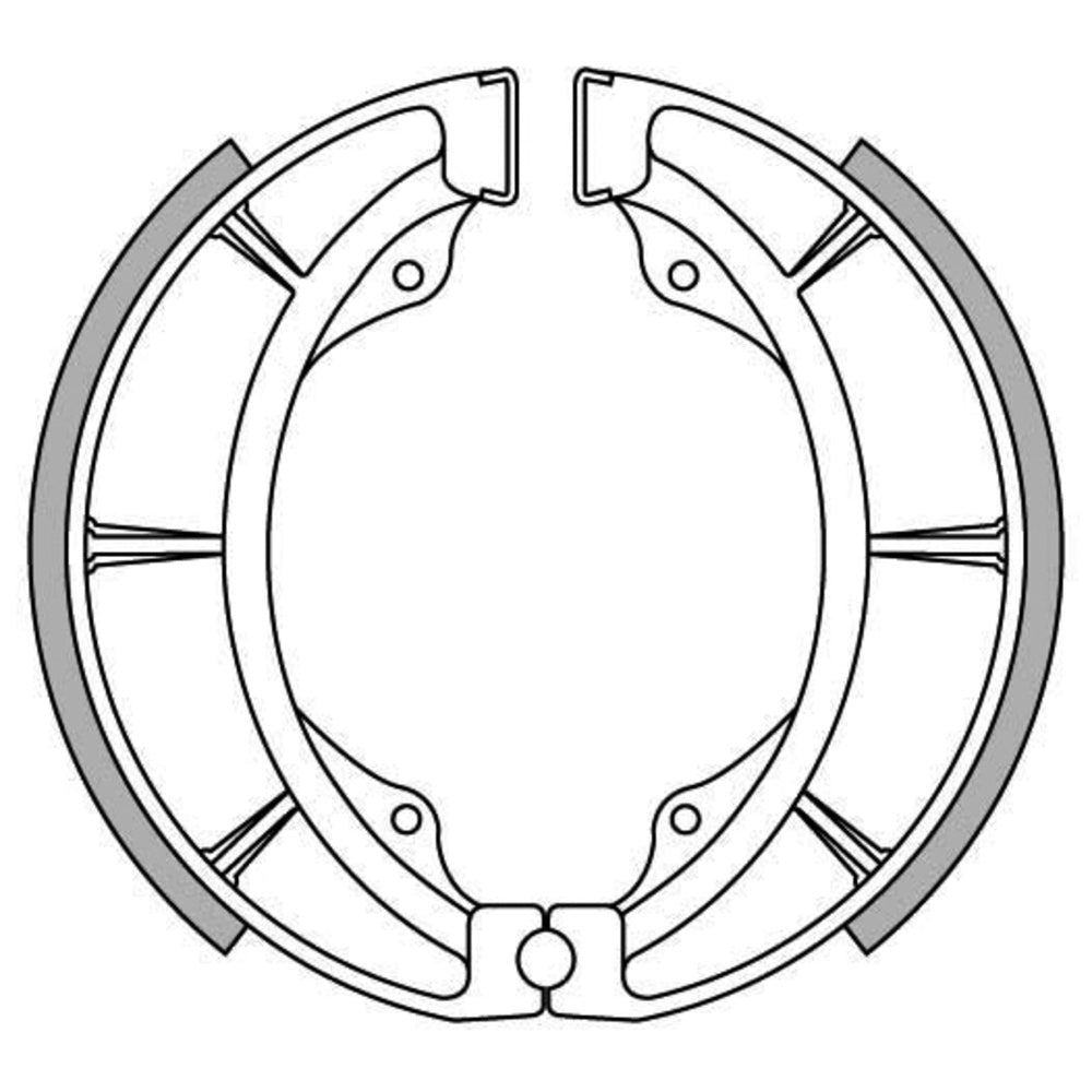 New NEWFREN Brake Shoe For SUZUKI DR250S 1-GF1231 | Australian Moto Spares