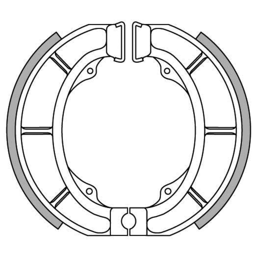 NEWFREN Rear Brake shoe For DERBI 50 ATLANTIS, 50 PREDATOR AIR COOLED 1-GF1233