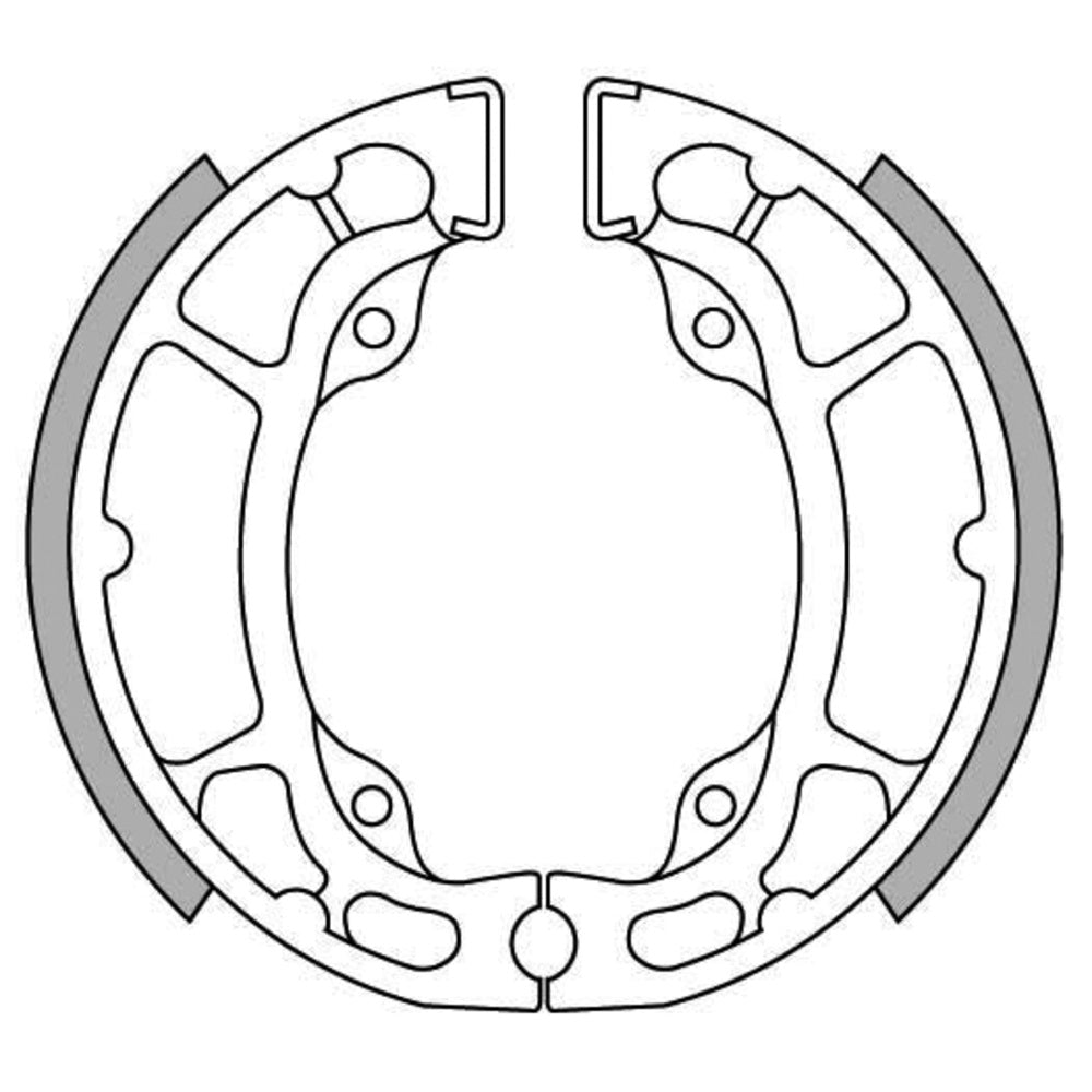 New NEWFREN Rear Brake shoe For KAWASAKI KX80 1-GF1234