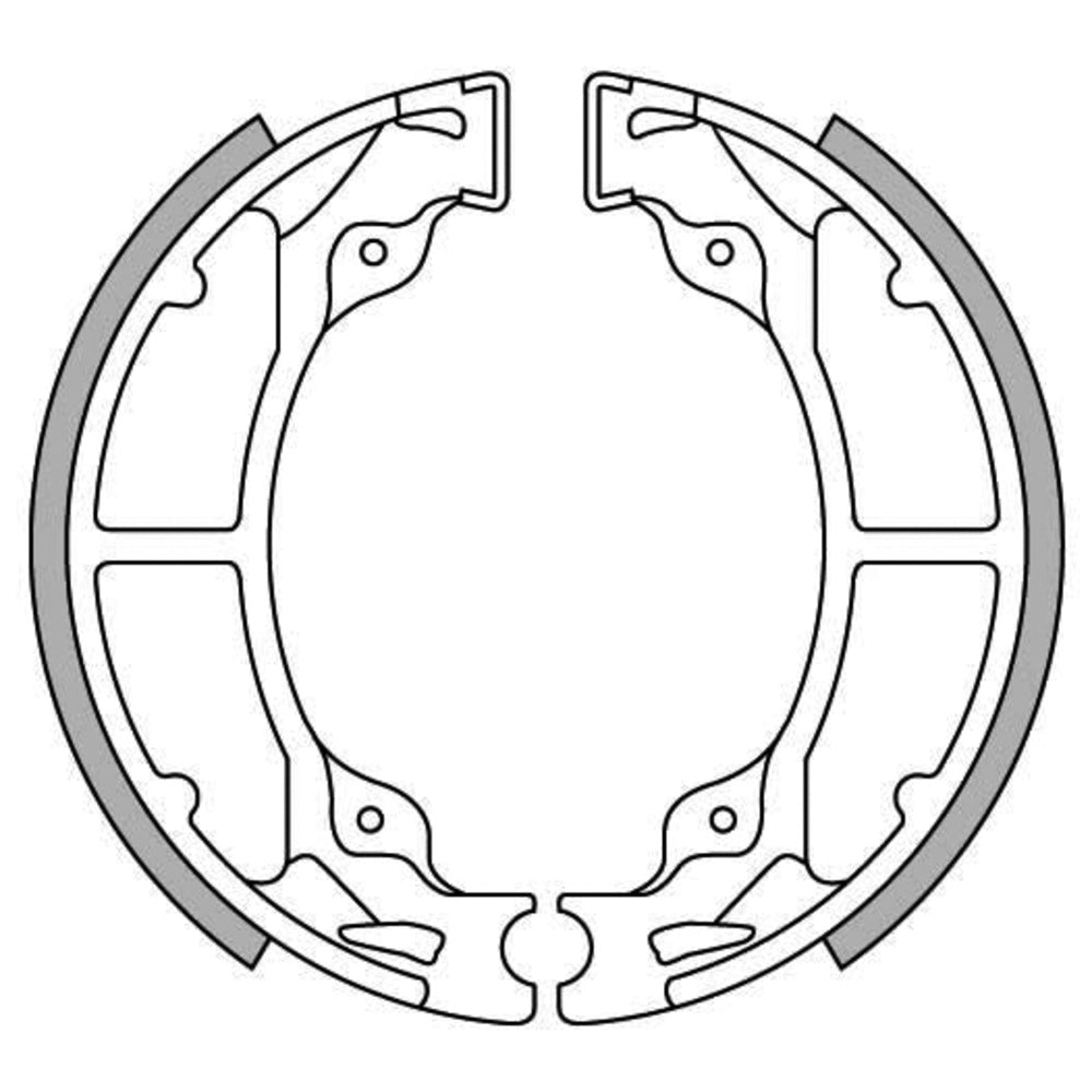 New NEWFREN Brake Shoe For KAWASAKI KD80 1-GF1235 | Australian Moto Spares