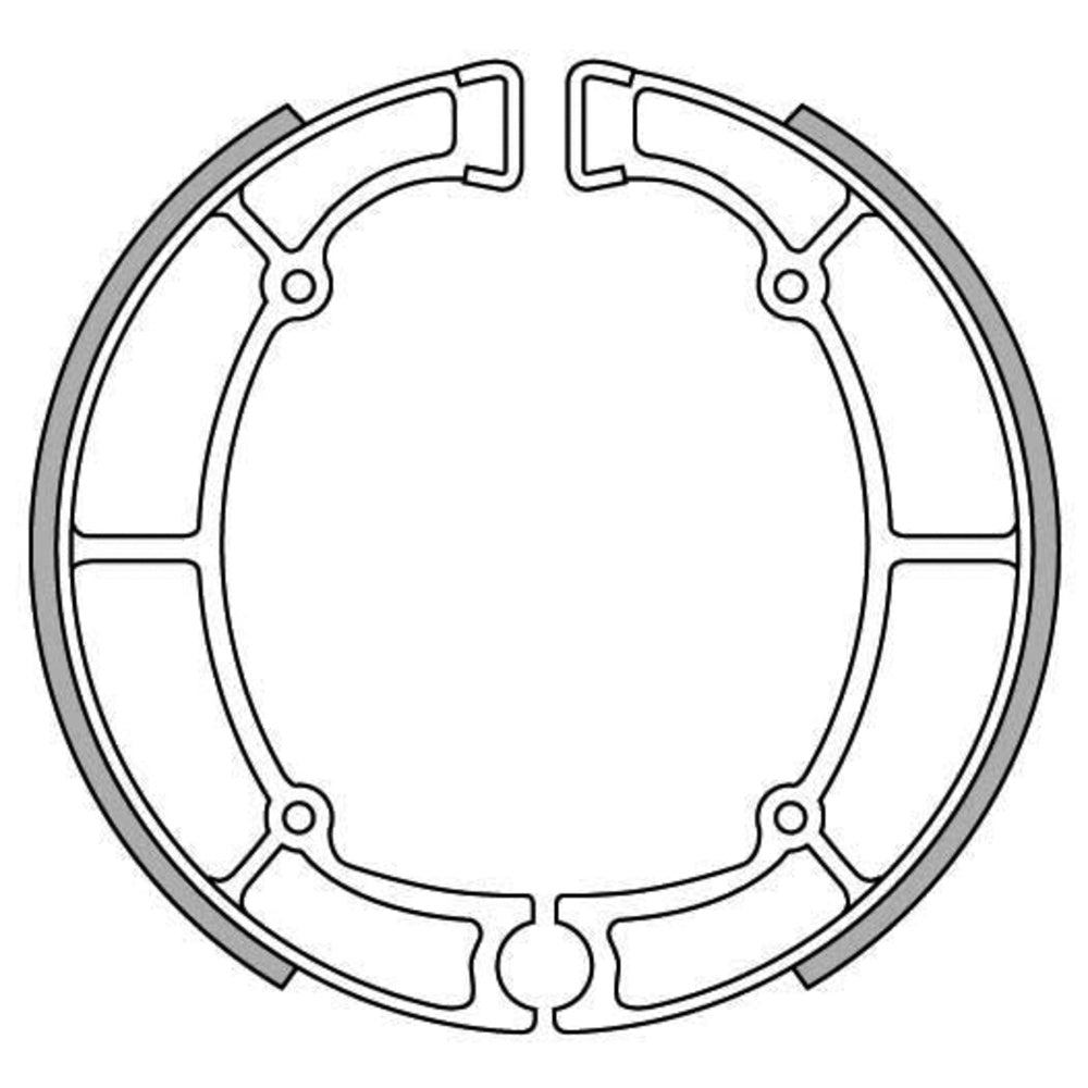 New NEWFREN Brake Shoe For KAWASAKI KE125 1-GF1240 | Australian Moto Spares
