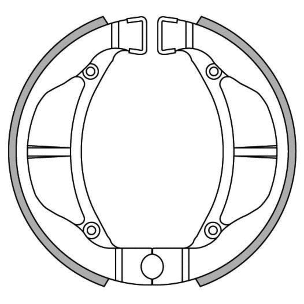 New NEWFREN Brake Shoe For SUZUKI DR-Z110, RM60 1-GF1245 | Australian Moto Spares