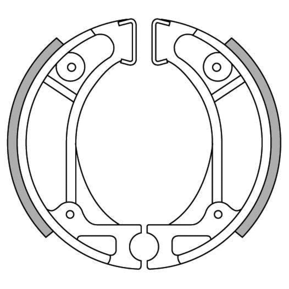 New NEWFREN Rear Brake shoe For BOLWELL PGO SYM 50 JOLIE 1-GF1248 | Australian Moto Spares