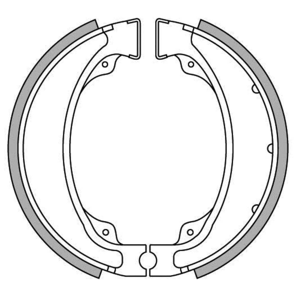 New NEWFREN Rear Brake shoe For HONDA TRX250EX SPORTRAX, TRX250TM 1-GF1251 | Australian Moto Spares