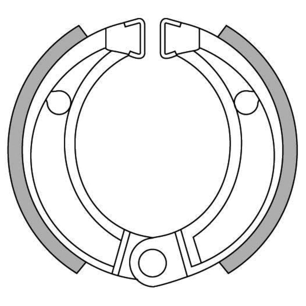 New NEWFREN Brake Shoe For POLARIS 90 SPORTSMAN 1-GF1253 | Australian Moto Spares