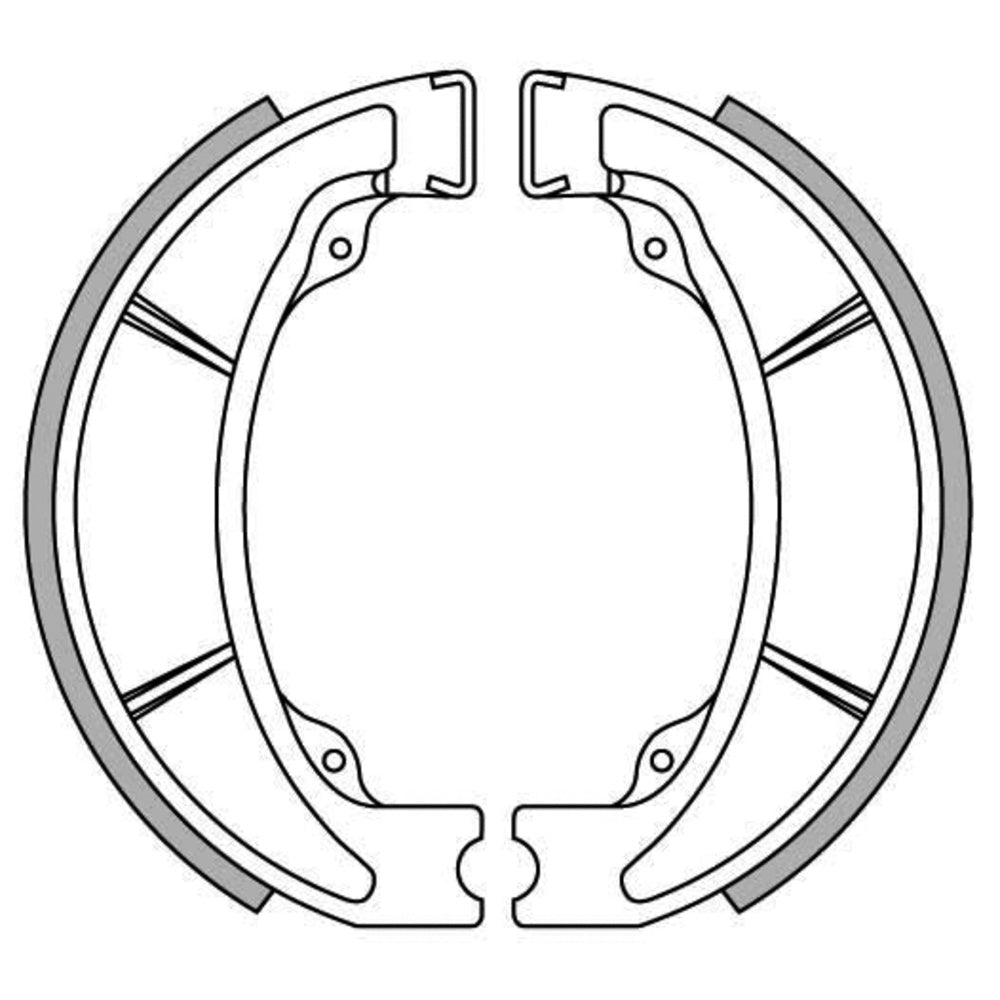 New NEWFREN Rear Brake shoe For HONDA CR250R, CR125R 1-GF1254 | Australian Moto Spares