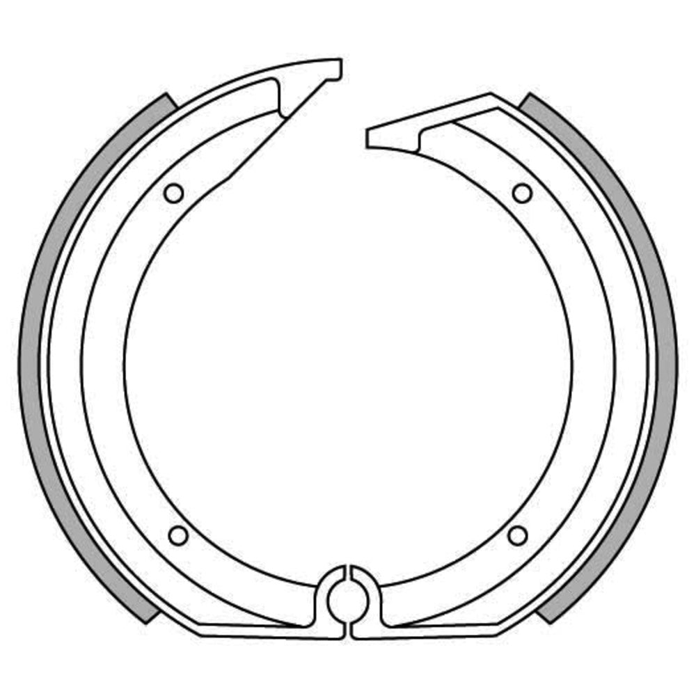 New NEWFREN Rear Brake shoe For BMW K75 C 1-GF1256 | Australian Moto Spares
