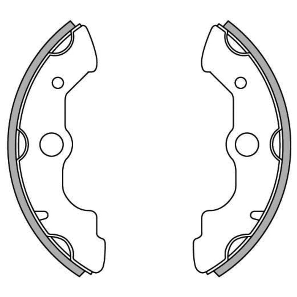 New NEWFREN Brake Shoe For HONDA TRX350 1-GF1258