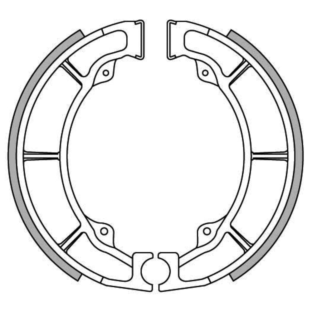 New NEWFREN Rear Brake shoe For SUZUKI LT-F250 QUADRUNNER 1-GF1268 | Australian Moto Spares